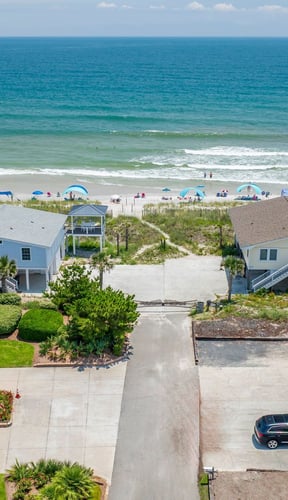 Blue Moon and Sundance cottages on Conch Lane, Wrightsville Beach