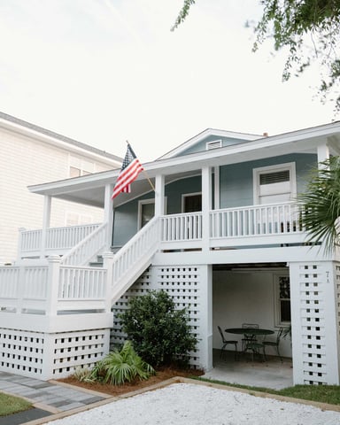 Beachfront property on Wrightsville Beach